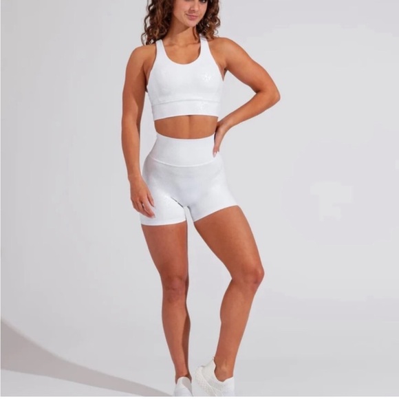 Buffbunny Collection Pants - Buffbunny white leopard rebel shorts LARGE